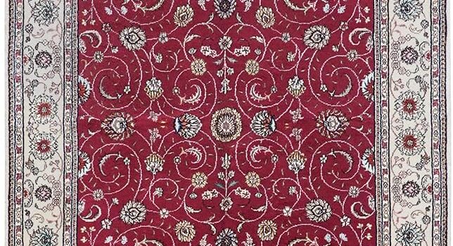 woolen and silk rug