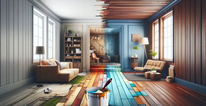 can you change the color of hardwood floors