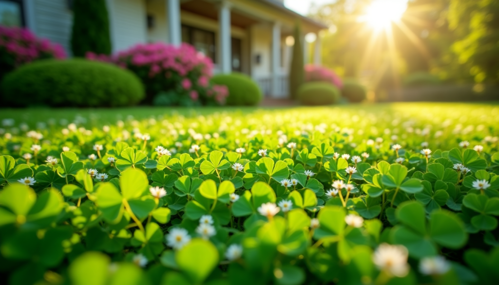 How to create a clover lawn