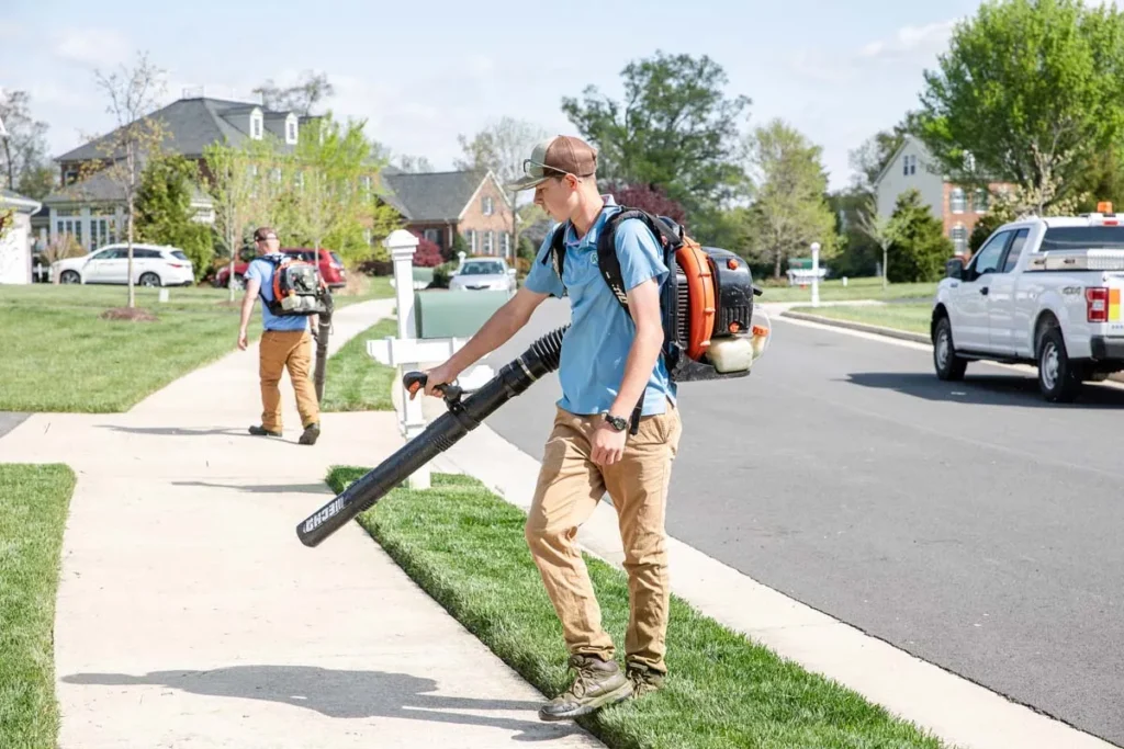 can you leaf blow wet leaves